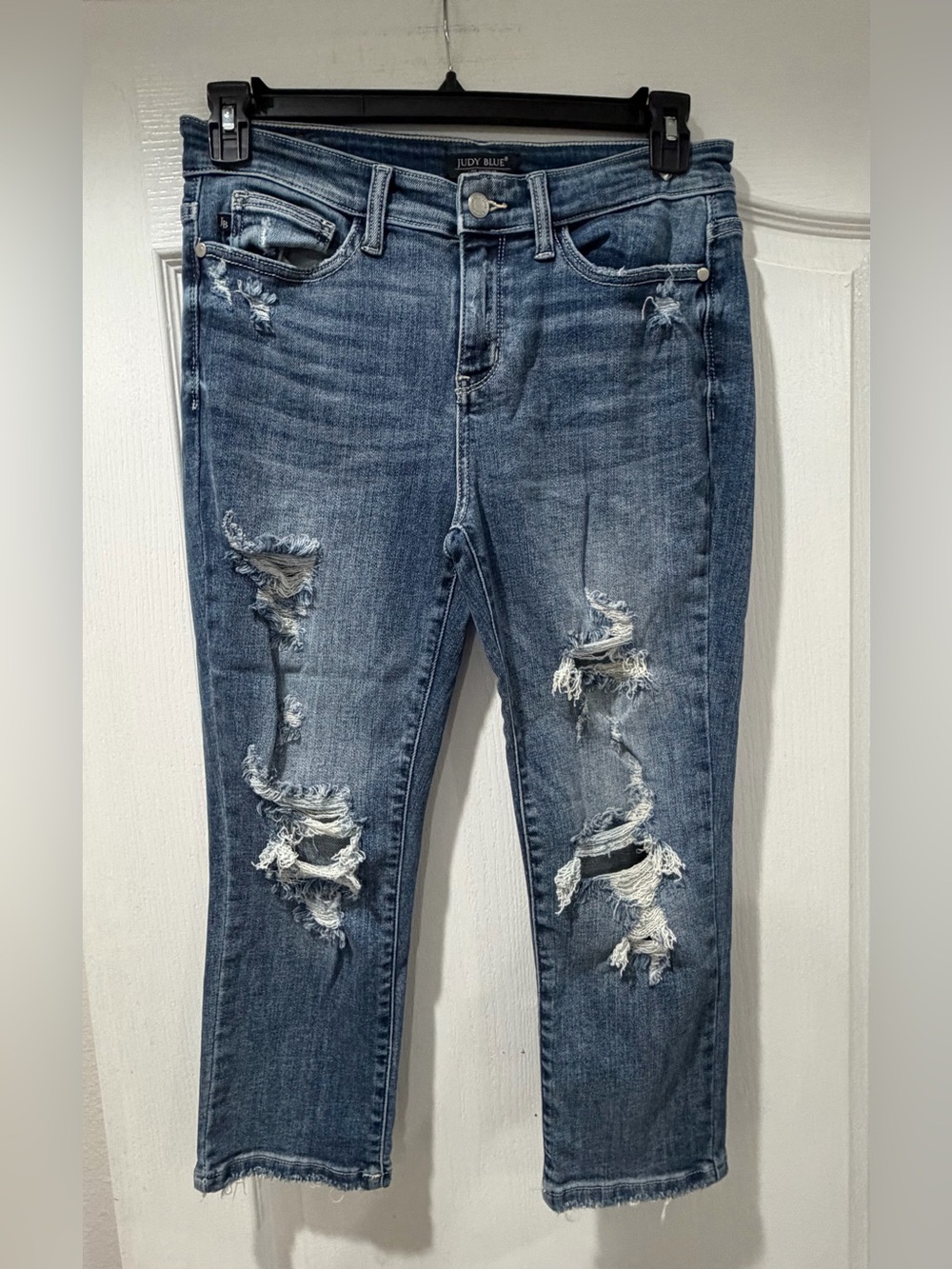 Judy Blue Skinny Fit Capris Denim Jeans size 9/29